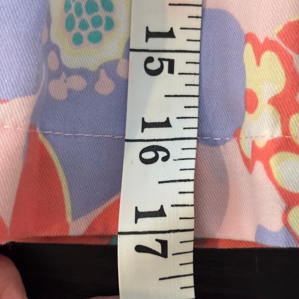 Floral Pleated Skirt Size 4 Cottagecore Coquette Preppy Spring - Picture 6 of 6